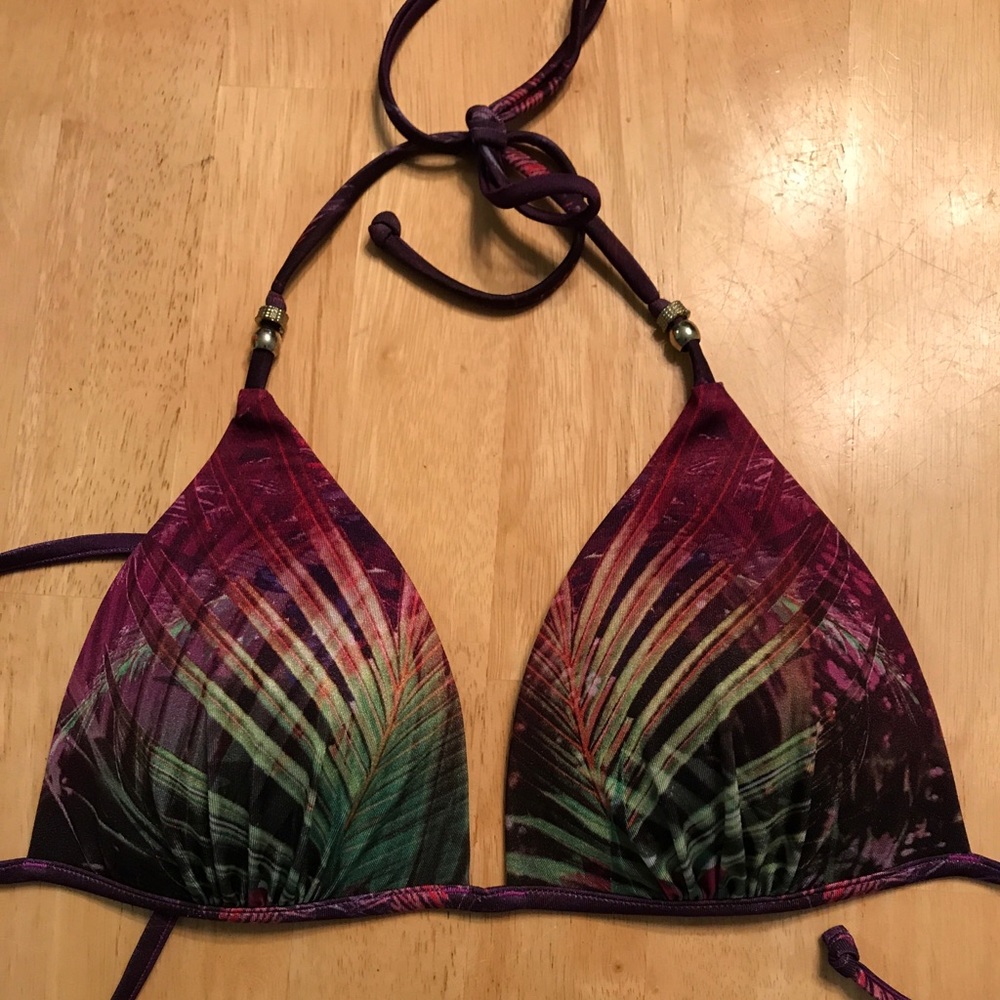 H & M tropical bikini top